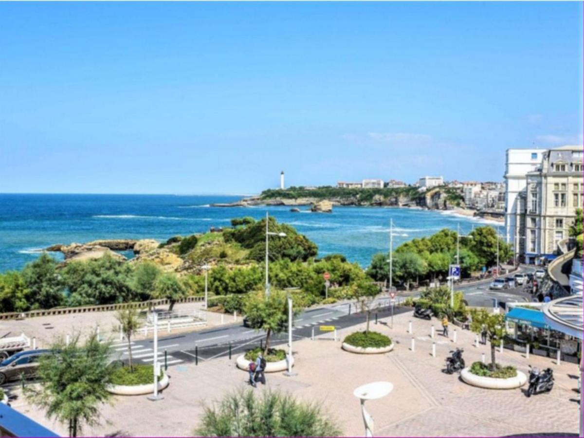 Studio Front De Mer Avec Piscine Et Balcon A Biarritz - Fr-1-3-412 Dış mekan fotoğraf