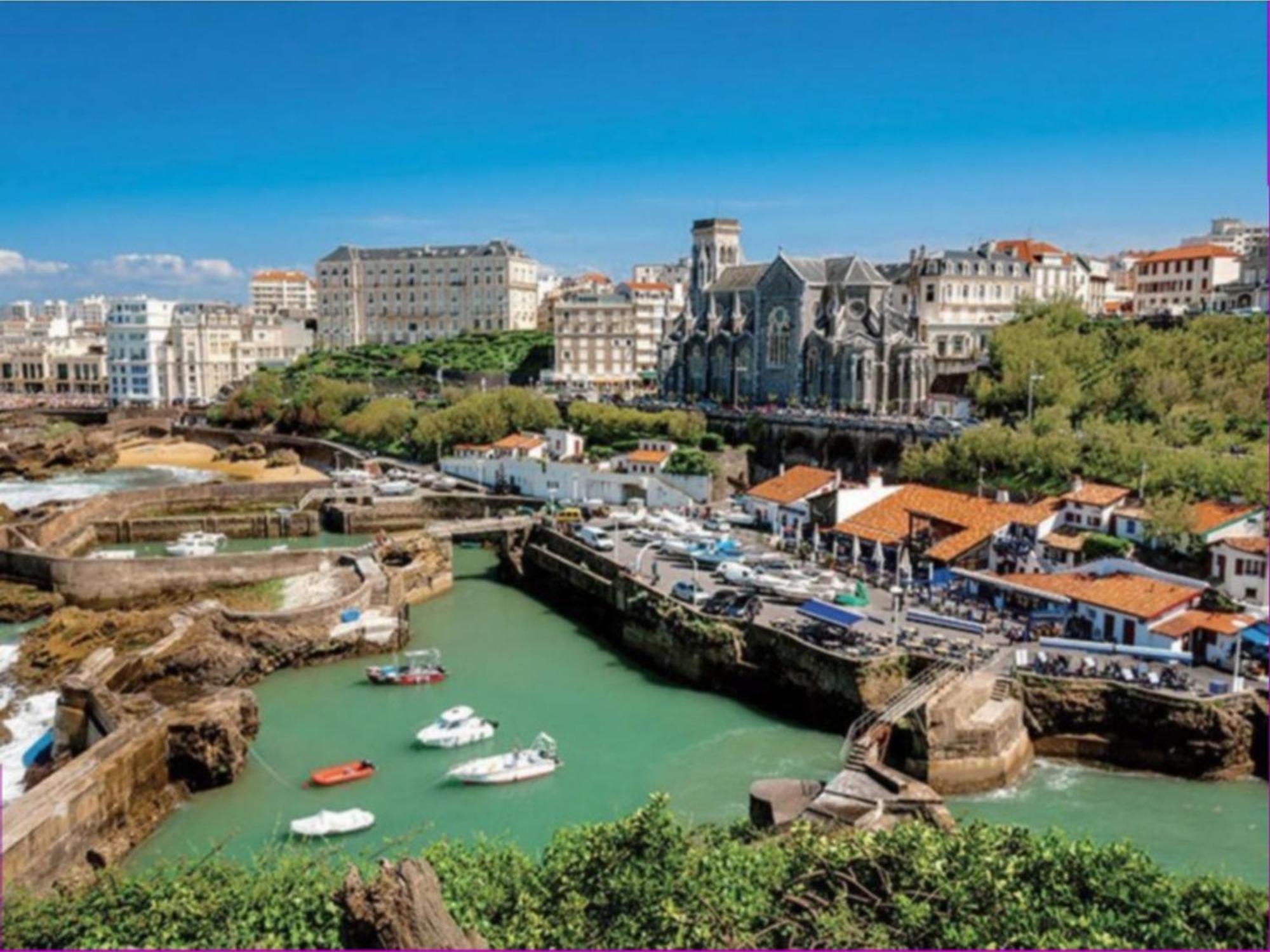 Studio Front De Mer Avec Piscine Et Balcon A Biarritz - Fr-1-3-412 Dış mekan fotoğraf